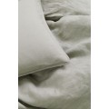 H&M Home Односпальна льняна постільна білизна, зелена шавлія, 150x200 + 50x60 0188590057 | 0188590057