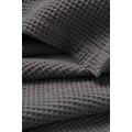 H&M Home Покривало вафельного плетіння, темно-сірий, Різні розміри 0253757018 | 0253757018