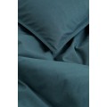 H&M Home Комплект постільної білизни з бавовни, Темно-бірюзовий, Різні розміри 0453850069 | 0453850069
