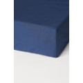 H&M Home Простирадло на резинці, Темно синій, 90x200 0458465014 | 0458465014