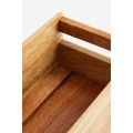 H&M Home Великий дерев'яний контейнер, Бежевий 0612498003 | 0612498003