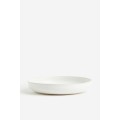 H&M Home Глибока керамічна тарілка, Натуральний білий/глянцевий 0644360007 0644360007