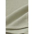 H&M Home Покривало вафельного плетіння, Світло-зелений хакі, 180x250 0691573011 | 0691573011