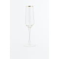 H&M Home Келих для шампанського, Прозоре скло/золотисте 0768161002 0768161002