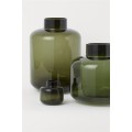 H&M Home Маленька скляна ваза, Темно-зелений 0788297002 | 0788297002