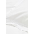 H&M Home Двоспальна постільна білизна з перкалю, Білий, 200x200 + 50x60 0821679003 | 0821679003