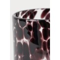 H&M Home Скляний свічник, Прозоре скло/чорний малюнок 0825050002 | 0825050002