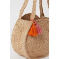 H&M Home Пляжна сумка з джуту, Бежевий 0841122001 0841122001