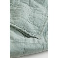 H&M Home Стьобане покривало на ліжко, зелена шавлія, 180x250 0867558004 | 0867558004