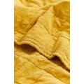 H&M Home Стьобане покривало на ліжко, Темно-жовтий, 180x250 0867558007 | 0867558007