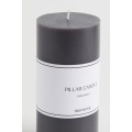 H&M Home Велика блокова свічка, темно-сірий 0897993011 | 0897993011