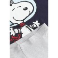 H&M Home Піжама з принтом, Темно-синій/Снупі, Різні розміри 0920651033 | 0920651033