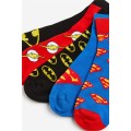 H&M Home Шкарпетки, 5 пар, Синій/Ліга справедливості, Різні розміри 0955686024 0955686024