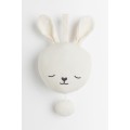 H&M Home М'яка музична іграшка, Білий Кролик 0991996003 0991996003