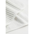 H&M Home Банний рушник з капюшоном, Світло-сірий/смугастий, 80x80 0992005003 | 0992005003