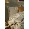 H&M Home Двоспальна постільна білизна з віскози, Світло-бежевий, Різні розміри 1005714001 | 1005714001