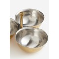 H&M Home Потрійна чаша, Золотистий/сріблястий 1012607001 | 1012607001