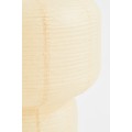 H&M Home Торшер з абажуром з рисового паперу, Світлий екрю 1017749002 1017749002