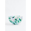 H&M Home Великий скляний салатник, Зелений/Візерунок 1020023004 1020023004