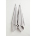 H&M Home Бавовняний банний рушник, 2 шт., світло сірий, 70x140 1025196005 1025196005