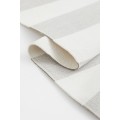 H&M Home Бавовняний килим у смужку, Світло-сірий/смугастий, 70x140 1025421004 | 1025421004