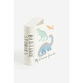 H&M Home Контейнер у формі книги, Світло-бежевий/Динозаври 1027502006 1027502006