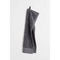 H&M Home Жакардовий рушник для гостей, темно-сірий, 30x50 1032007002 | 1032007002