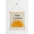 H&M Home Настінний декор з мотивом, Світло-бежевий/Сонячний 1051041001 | 1051041001