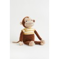 H&M Home М'яка іграшка - мавпочка, Темно-коричневий/Світло-бежевий 1051505001 1051505001