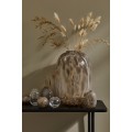 H&M Home Велика скляна ваза з візерунком, Прозоре скло/Бежевий 1056072002 | 1056072002