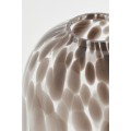 H&M Home Велика скляна ваза з візерунком, Прозоре скло/Бежевий 1056072002 | 1056072002