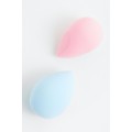 H&M Home Спонж для макіяжу, 2 шт., Світло-блакитний/світло-рожевий 1057412004 | 1057412004