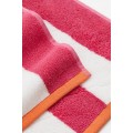 H&M Home Пляжний рушник в смужки, Рожевий/Білий, 80x165 1062313009 | 1062313009