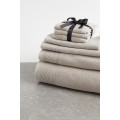 H&M Home Бавовняний махровий рушник для гостей, Світло-коричнево-сірий, 30x50 1074989004 | 1074989004