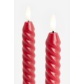 Star Trading Світлодіодні свічки Swirl 2 шт. - червоні 1083029005 1083029005