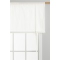 Рулонна штора з льоном, Білий, 80x130