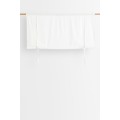 Рулонна штора з льоном, Білий, 80x130