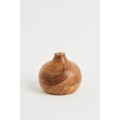 H&M Home Мініатюрна дерев'яна ваза, Коричневий 1091028002 1091028002