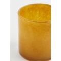 H&M Home Скляний свічник, Жовтий 1095039003 | 1095039003