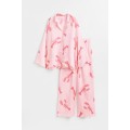 H&M Home Піжама з сорочкою та штанами, Світло-рожевий/Ракі, Різні розміри 1100592005 1100592005