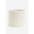 H&M Home Керамічне кашпо, Натуральний білий 1105515001 | 1105515001