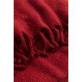 H&M Home Плед з суміші вовни, Темно червоний, 130x170 1106954017 | 1106954017