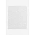 H&M Home Стьобаний плед, світло сірий, 125x150 1107930001 | 1107930001