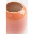 H&M Home Керамічна чашка для зубних щіток, Світло-жовтогарячий/білий 1110149001 1110149001