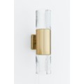 H&M Home Скляний настінний світильник, Безбарвний / колір латуні, 1110194001 1110194001