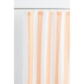 H&M Home Шторка для душу в смужки, Світло-жовтогарячий/білий, 180x200 1110224002 | 1110224002