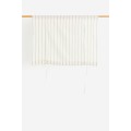 H&M Home Рулонна штора з суміші льону, Білий/Смужки, 80x130 1119656001 | 1119656001