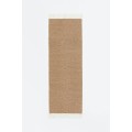 H&M Home Вовняний килимок плаского плетіння, темно-бежевий, 70x200 1121226001 | 1121226001