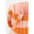 H&M Home Стьобаний бавовняний кошик для зберігання, Пудрово-рожевий/помаранчевий 1122420002 | 1122420002