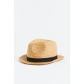 H&M Home Солом'яний капелюх, Бежевий/Чорний, Різні розміри 1124370001 | 1124370001